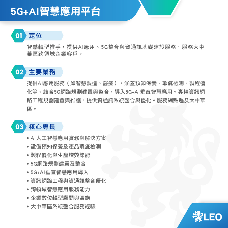 5G+AI智慧應用平台
