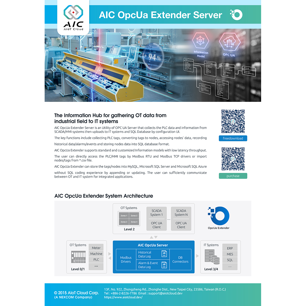 AIC OpcUa Extender Serve